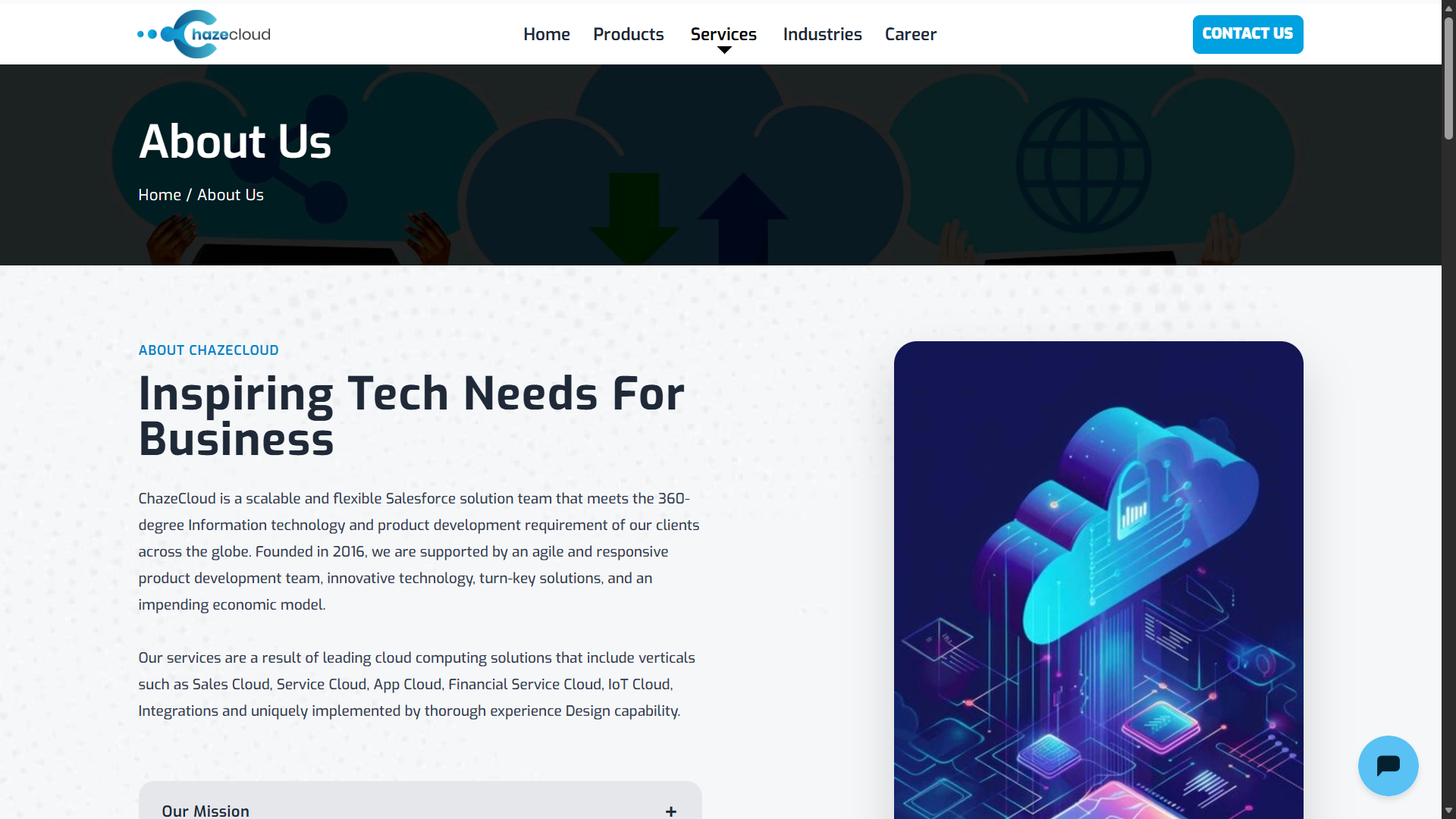About Us - ChazeCloud Services Pvt Ltd
